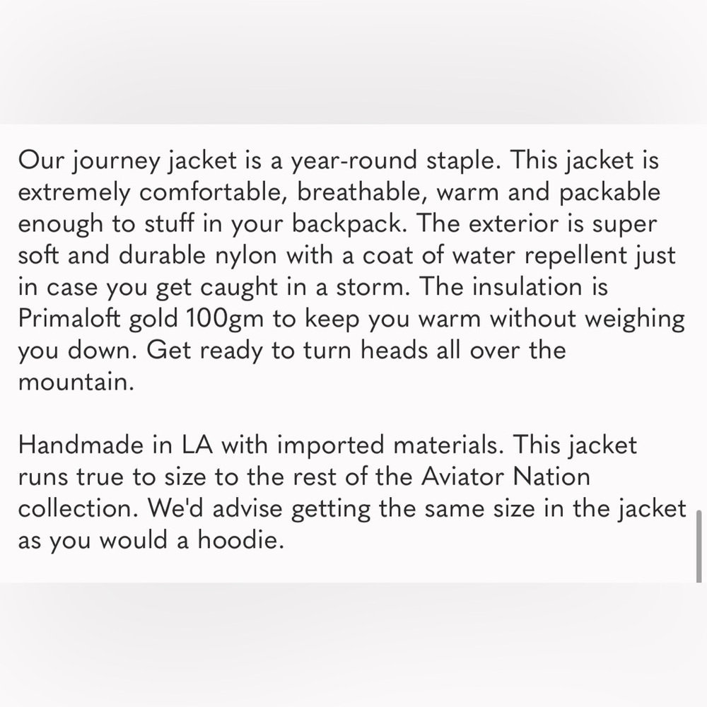 Aviator nation Jacket M unisex - Picture 2 of 2